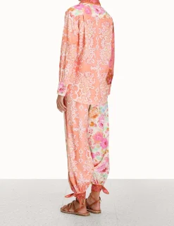 ZIMMERMANN Tops<Raie Spliced Body Shirt