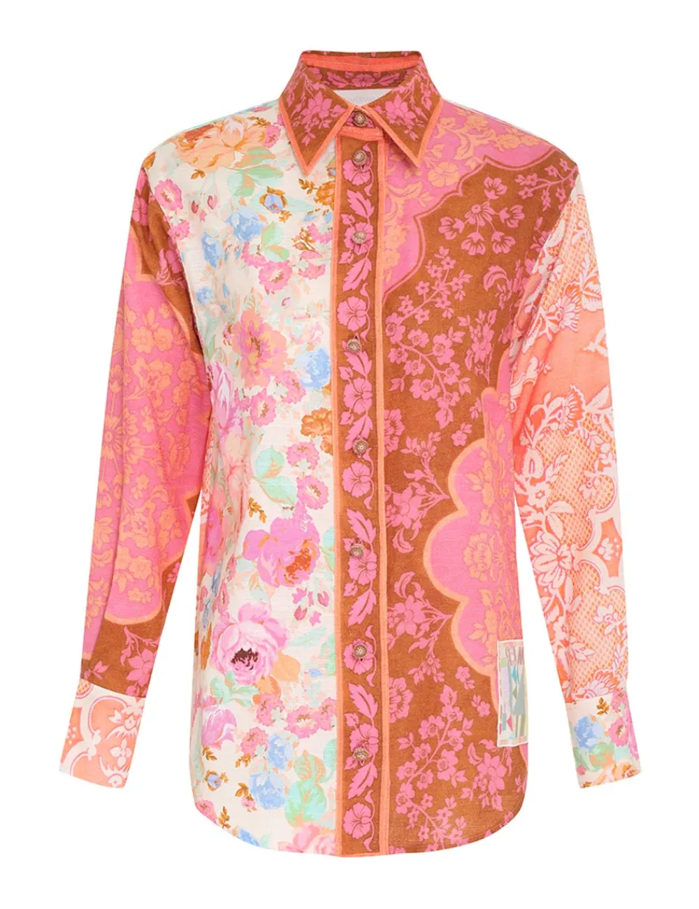 ZIMMERMANN Clothing<Raie Spliced Body Shirt