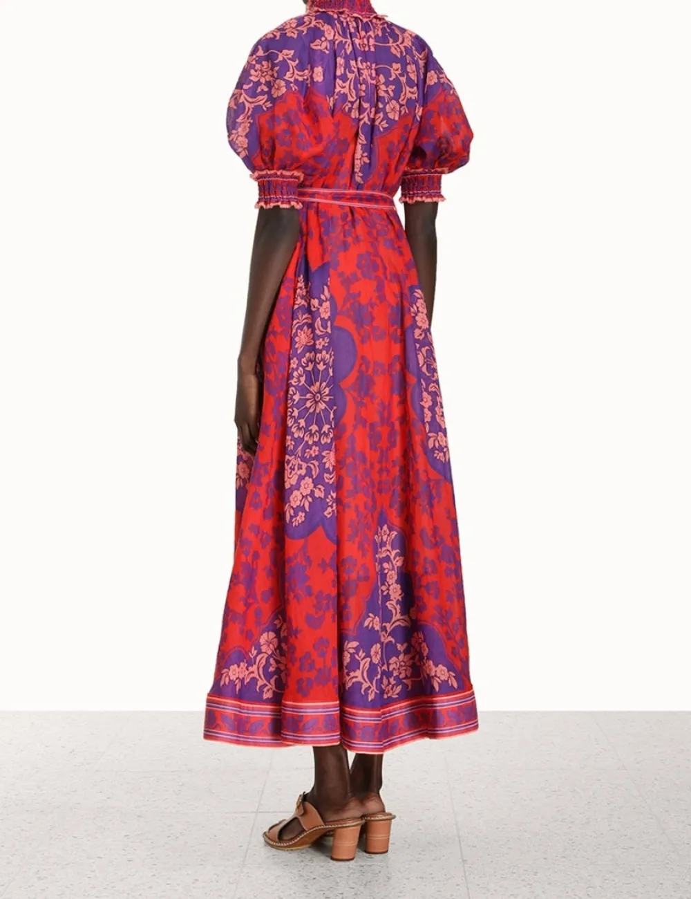 ZIMMERMANN Clothing<Raie Swing Maxi Dress