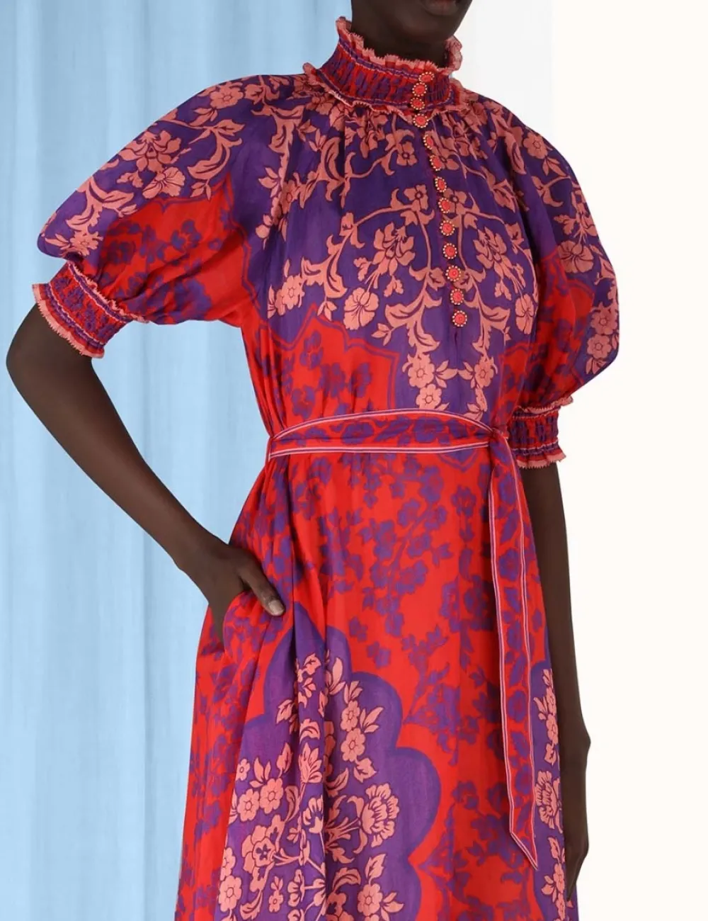 ZIMMERMANN Clothing<Raie Swing Maxi Dress