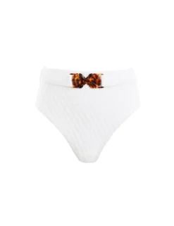 ZIMMERMANN Bikinis<Raie Texture Belted Hw Pant