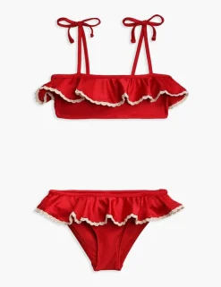 ZIMMERMANN Swimwear<Raie Trim Frill Bikini