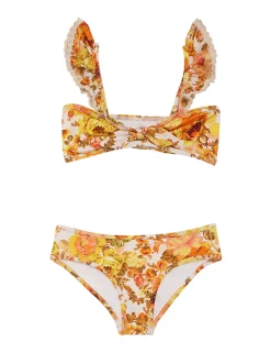 ZIMMERMANN Swimwear<Raie Trim Tie Front Bikini