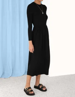 ZIMMERMANN Knitwear<Rib Midi Dress
