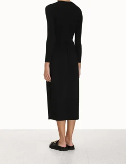ZIMMERMANN Knitwear<Rib Midi Dress