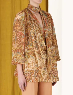 ZIMMERMANN Tops<Sensory Billow Blouse