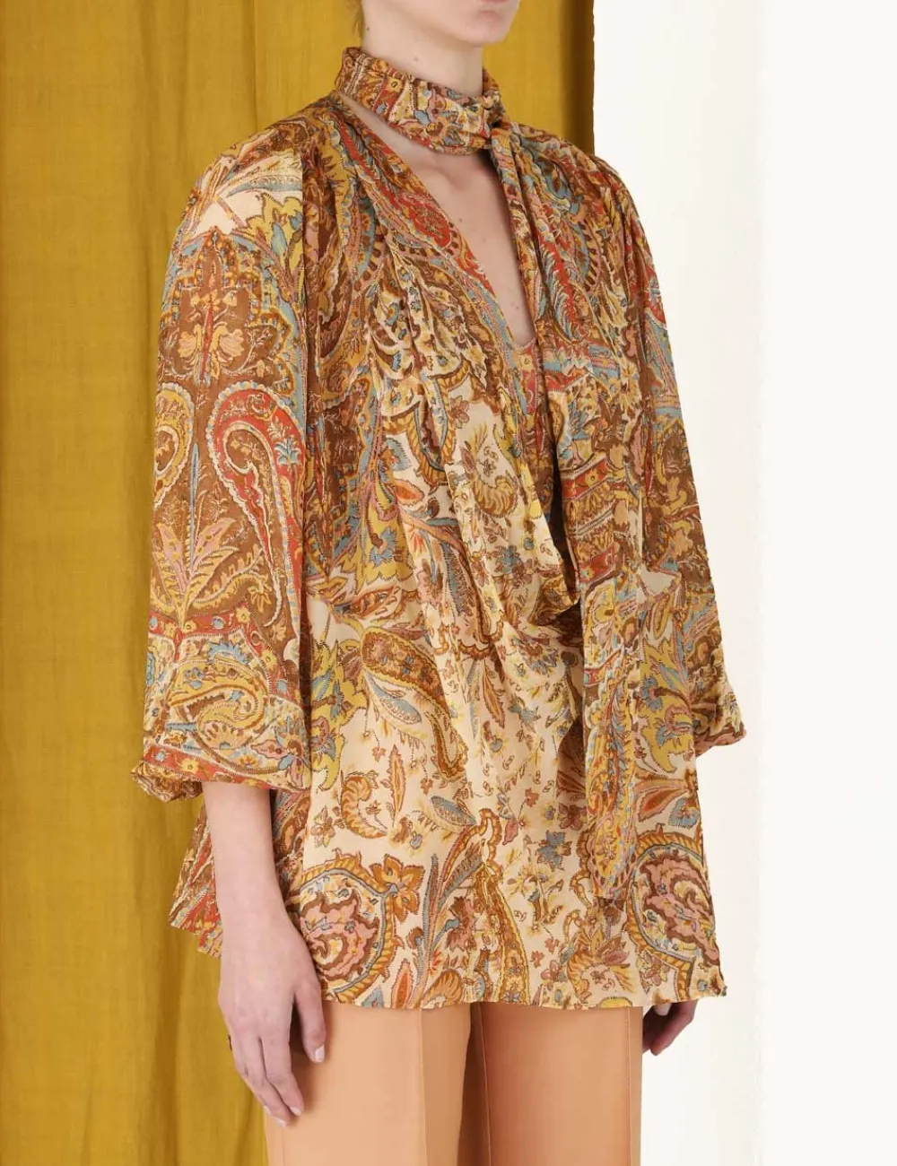 ZIMMERMANN Tops<Sensory Billow Blouse
