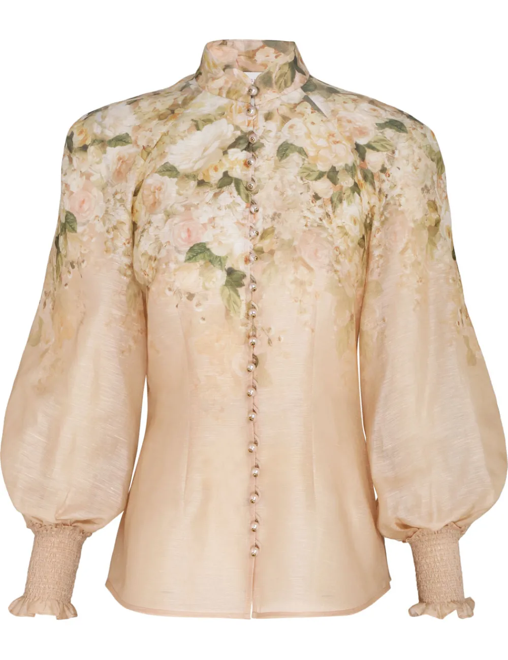 ZIMMERMANN Luminosity<Sensory Buttoned Blouse