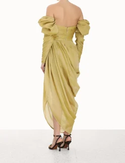 ZIMMERMANN Dresses<Sensory Drape Midi Dress