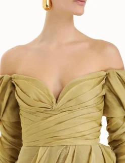 ZIMMERMANN Luminosity<Sensory Drape Midi Dress
