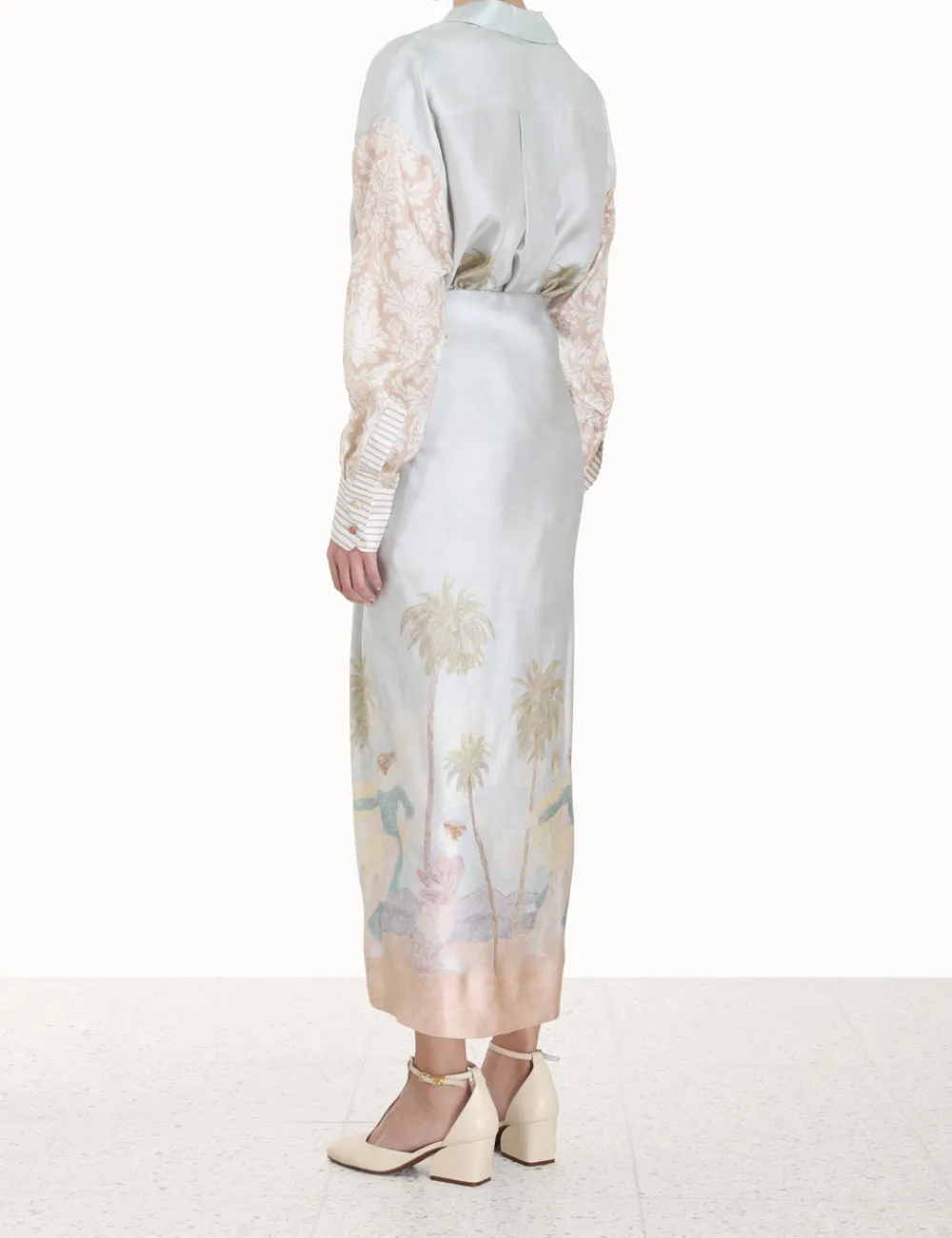 ZIMMERMANN Skirts<Sensory Drape Midi Skirt