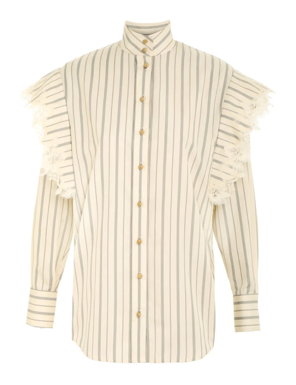 ZIMMERMANN Clothing<Sensory Lace Stripe Shirt