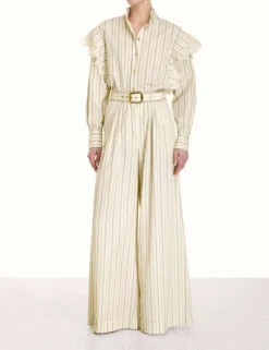 ZIMMERMANN Clothing<Sensory Lace Stripe Shirt