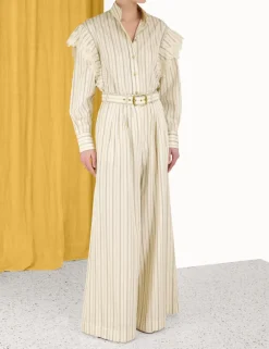 ZIMMERMANN Clothing<Sensory Lace Stripe Shirt