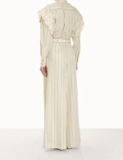 ZIMMERMANN Luminosity<Sensory Lace Stripe Shirt