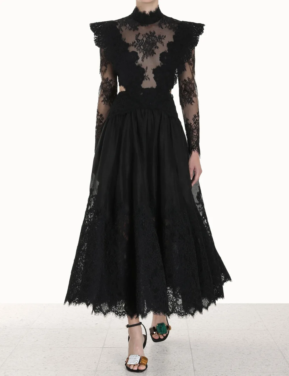 ZIMMERMANN Clothing<Sensory Lace Yoke Gown
