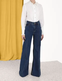 ZIMMERMANN Tops<Sensory Pintucked Shirt