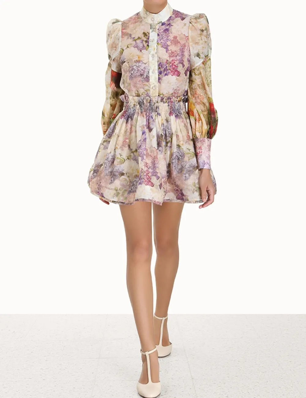 ZIMMERMANN Luminosity<Sensory Spliced Blouse