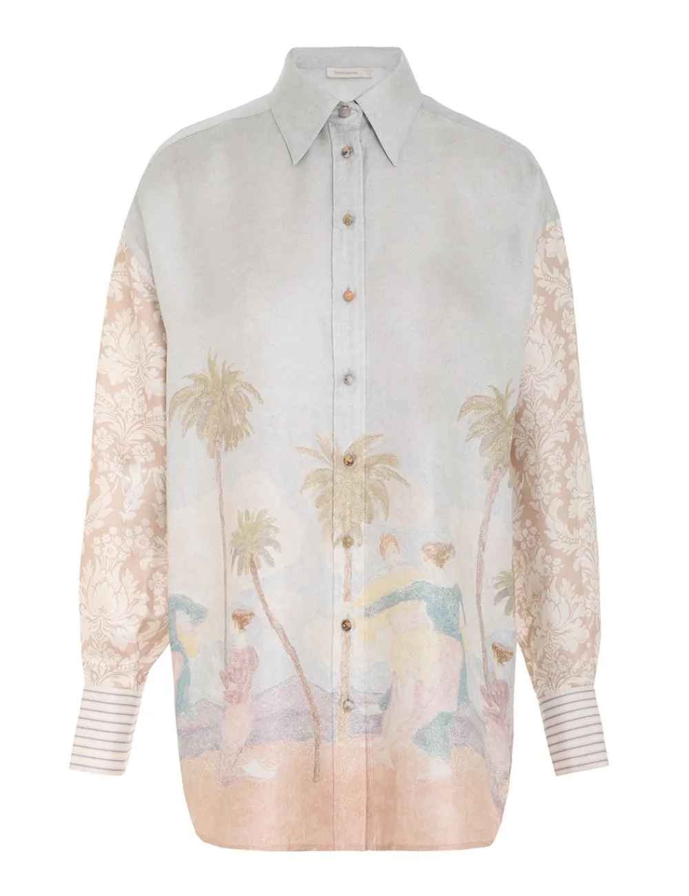 ZIMMERMANN Luminosity<Sensory Spliced Shirt