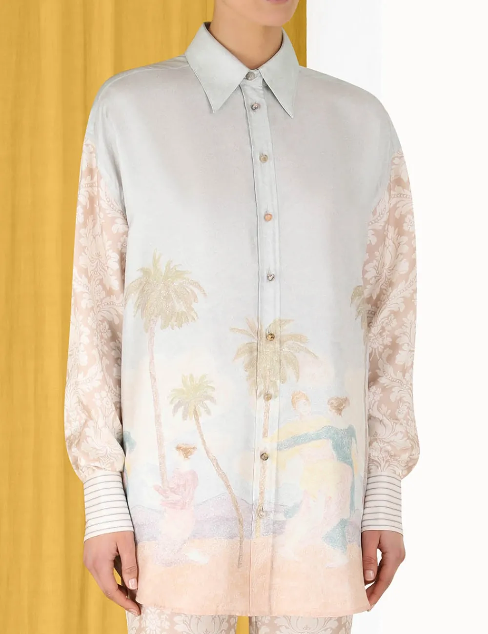 ZIMMERMANN Luminosity<Sensory Spliced Shirt