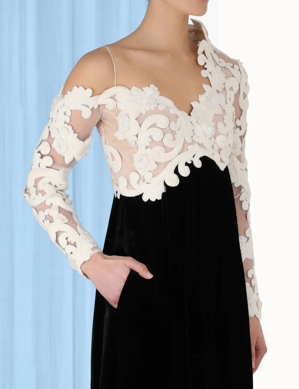 ZIMMERMANN Clothing<Sensory Velvet Bodice Gown
