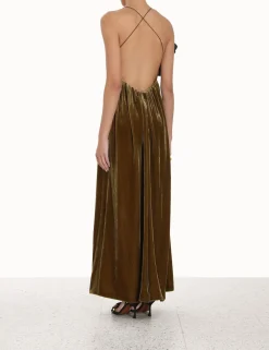 ZIMMERMANN Luminosity<Sensory Velvet Dress