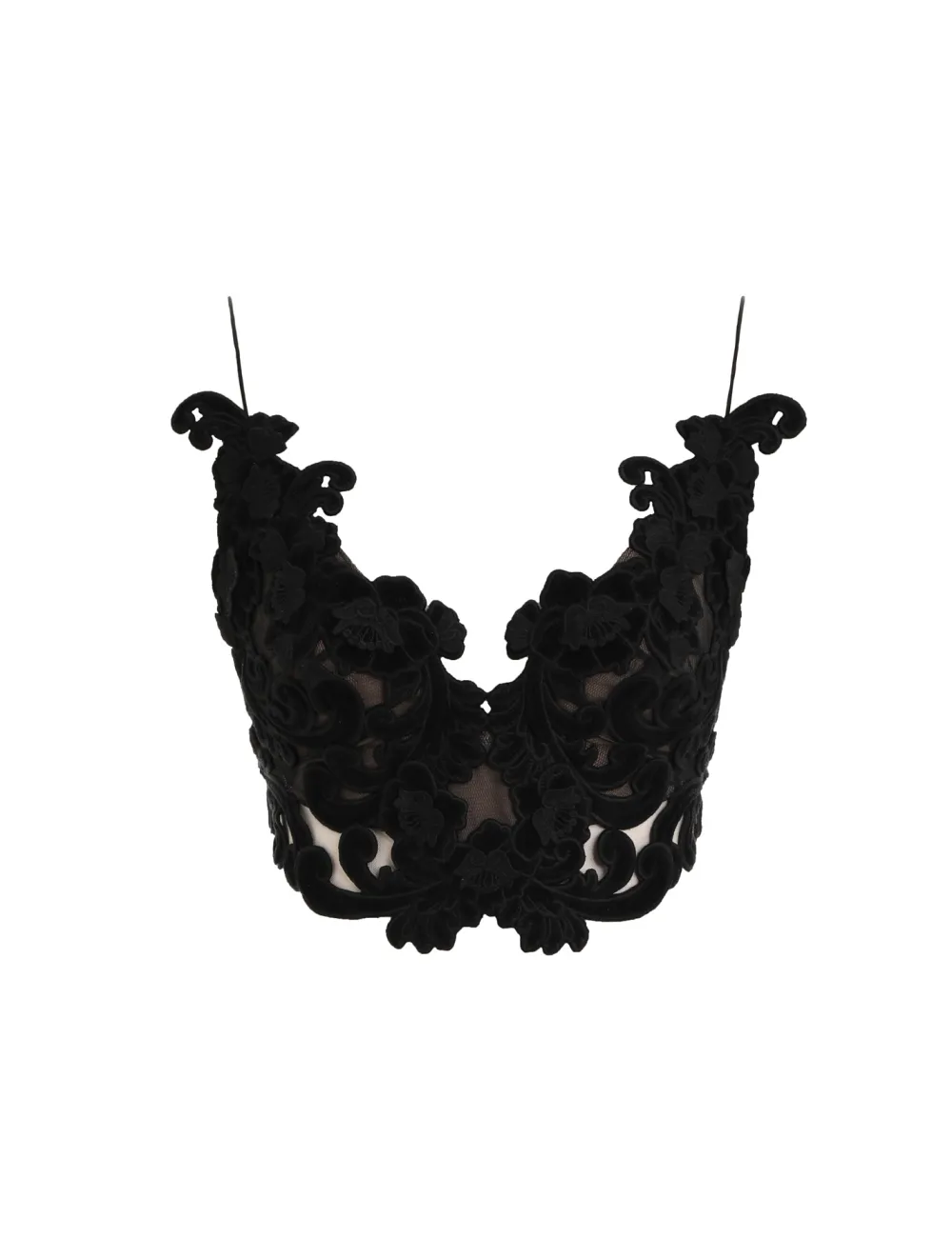 ZIMMERMANN Clothing<Sensory Velvet Lace Bodice