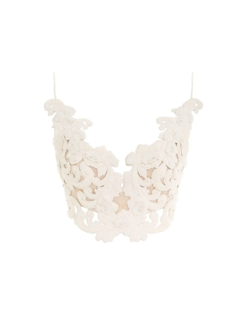 ZIMMERMANN Tops<Sensory Velvet Lace Bodice