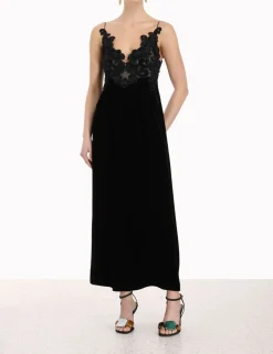 ZIMMERMANN Luminosity<Sensory Velvet Slip Dress