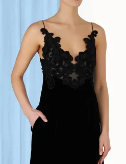 ZIMMERMANN Luminosity<Sensory Velvet Slip Dress