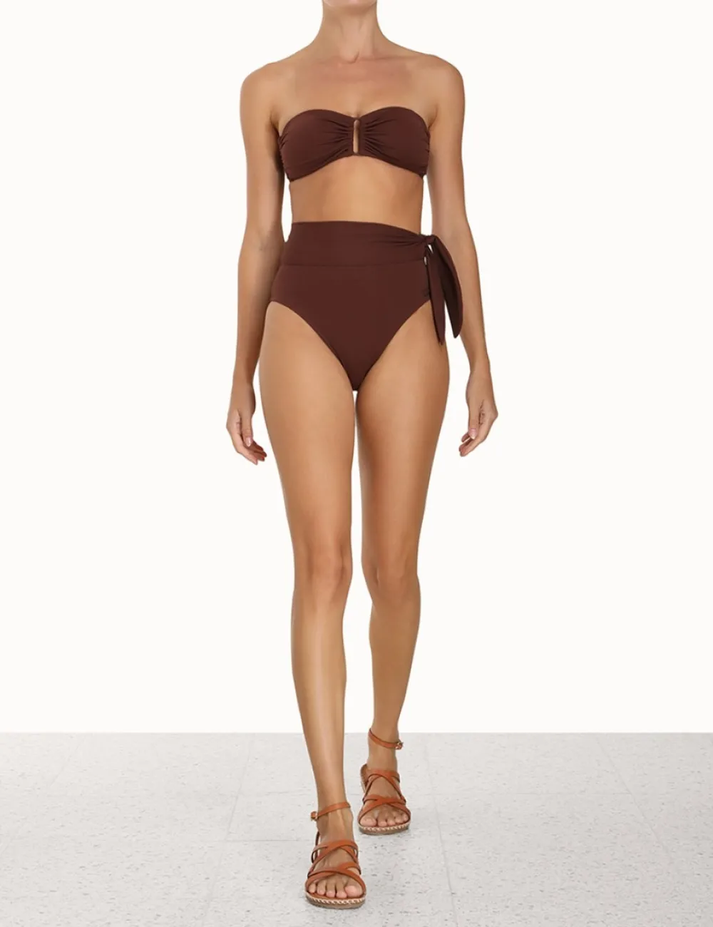 ZIMMERMANN Bikinis<Separates Sculpt Scarf Hw Pant