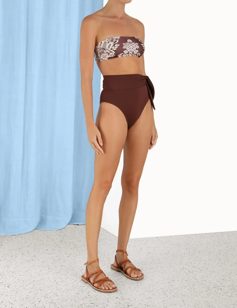 ZIMMERMANN Bikinis<Separates Sculpt Scarf Hw Pant