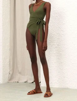 ZIMMERMANN One Pieces<Separates Sculpt Wrap Tie 1Pc