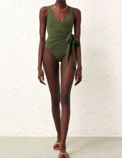 ZIMMERMANN One Pieces<Separates Sculpt Wrap Tie 1Pc