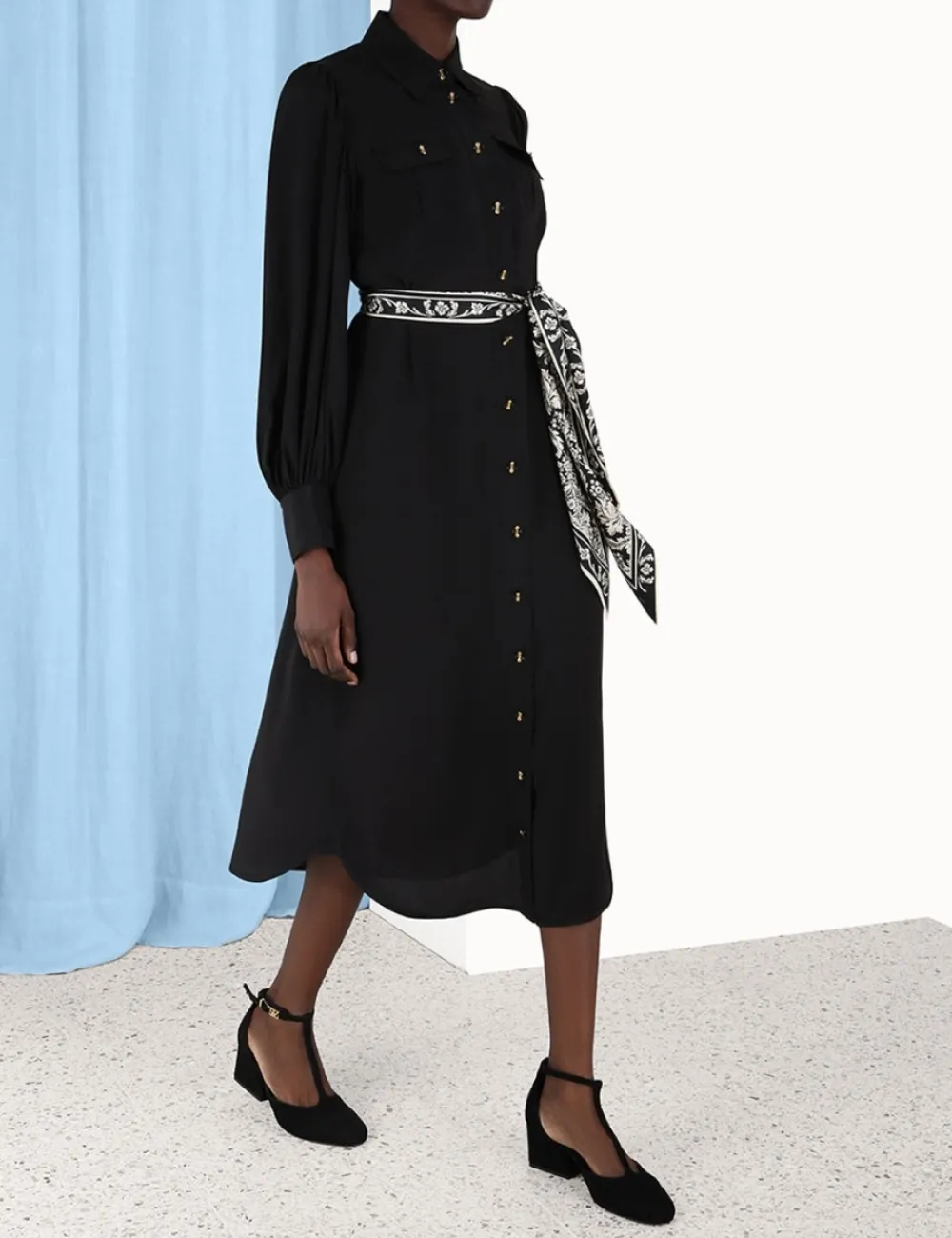 ZIMMERMANN Clothing<Shirt Midi Dress
