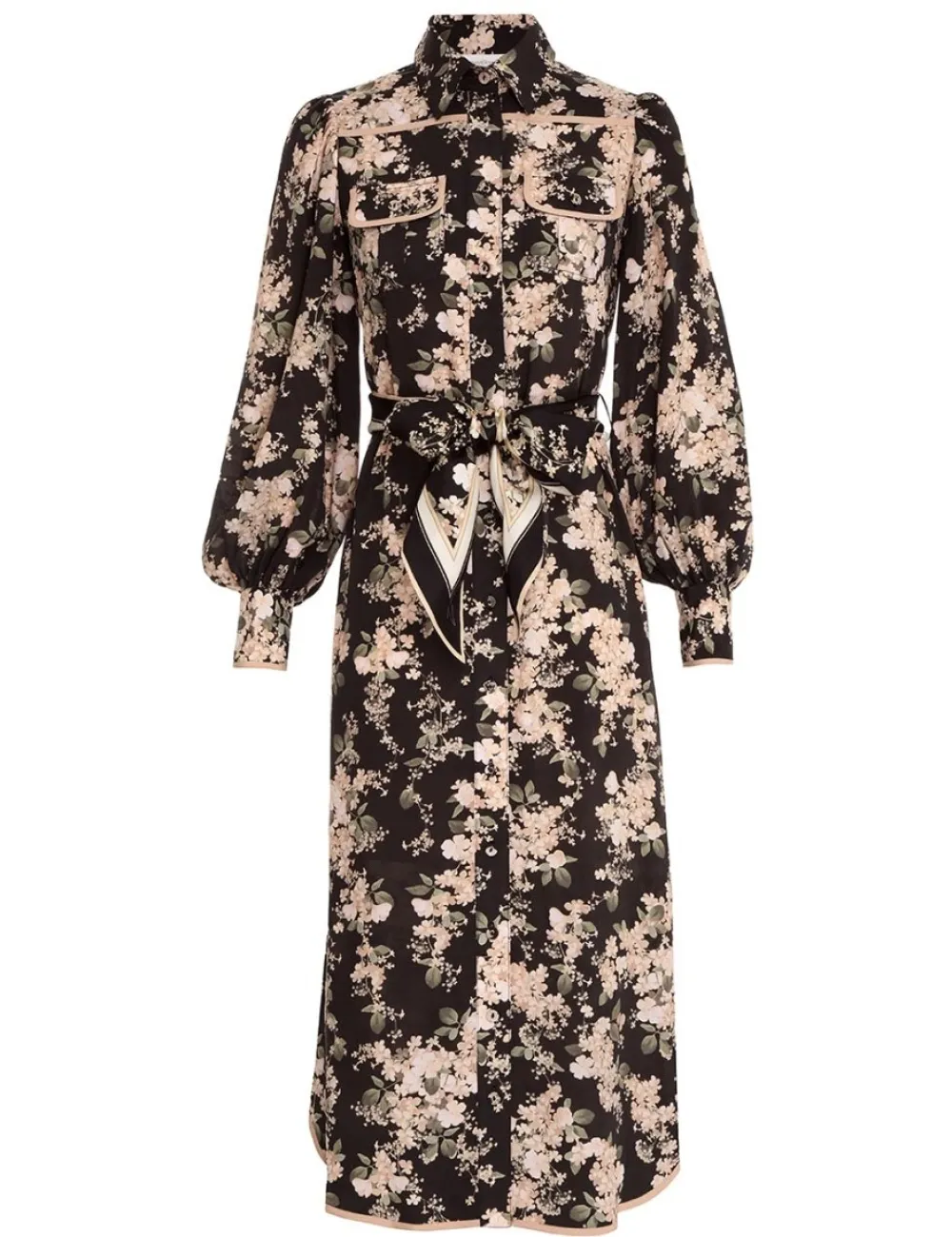 ZIMMERMANN Dresses<Shirt Midi Dress