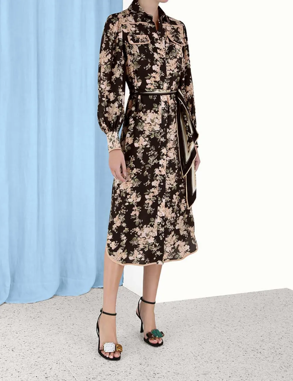 ZIMMERMANN Clothing<Shirt Midi Dress