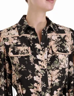 ZIMMERMANN Luminosity<Shirt Midi Dress