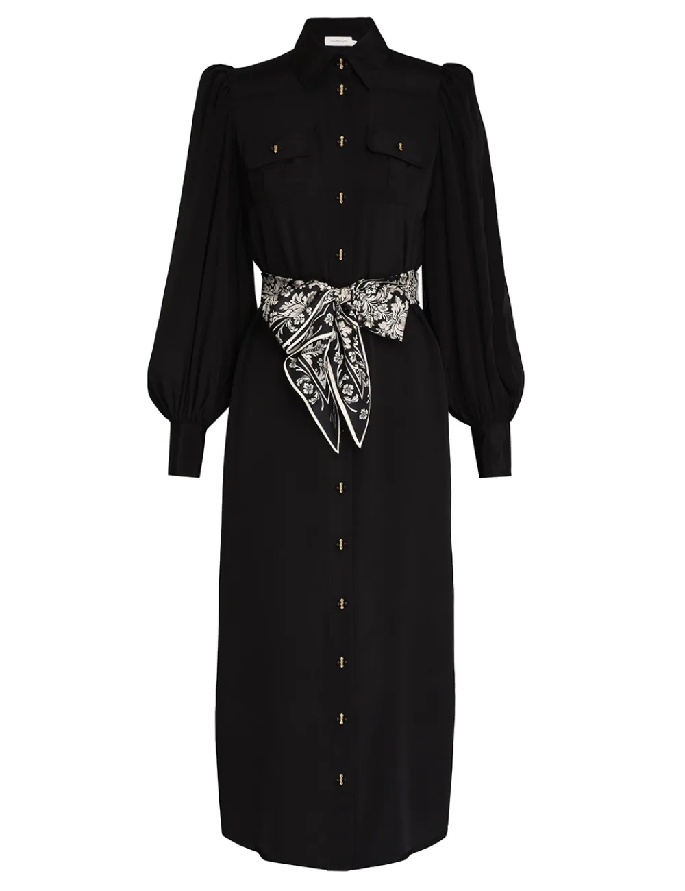 ZIMMERMANN Luminosity<Shirt Midi Dress