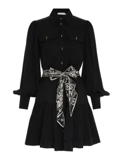 ZIMMERMANN Luminosity<Shirt Mini Dress