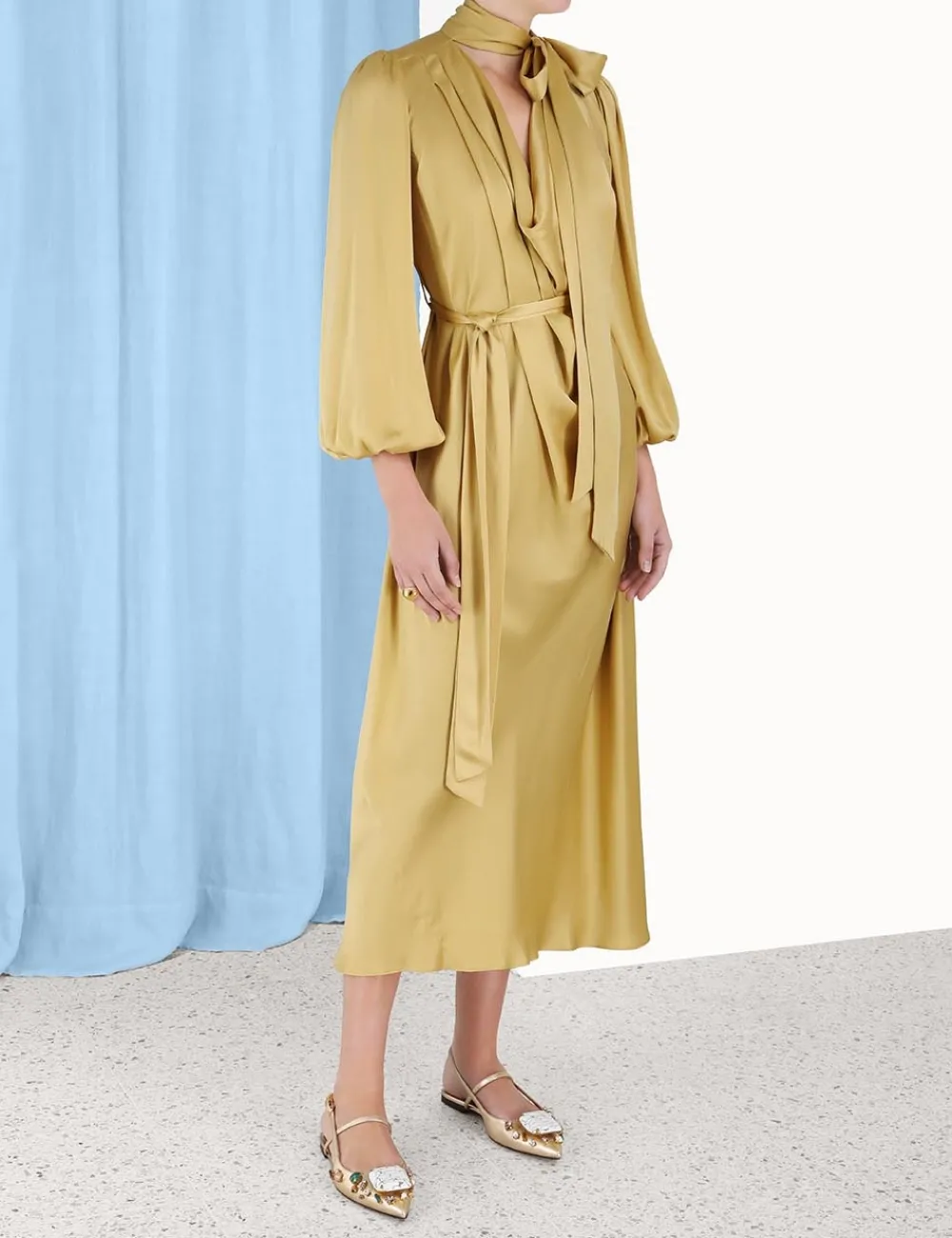 ZIMMERMANN Dresses<Silk Billow Dress