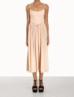 ZIMMERMANN Dresses<Silk Corset Dress