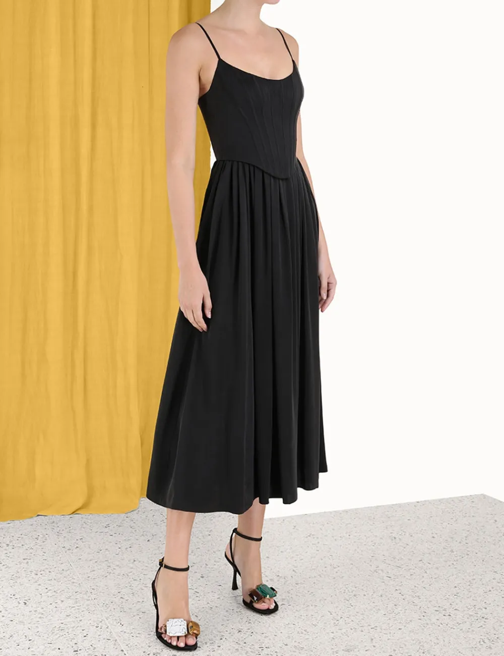 ZIMMERMANN Dresses<Silk Corset Dress