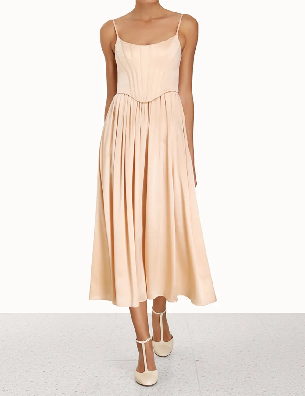 ZIMMERMANN Clothing<Silk Corset Dress