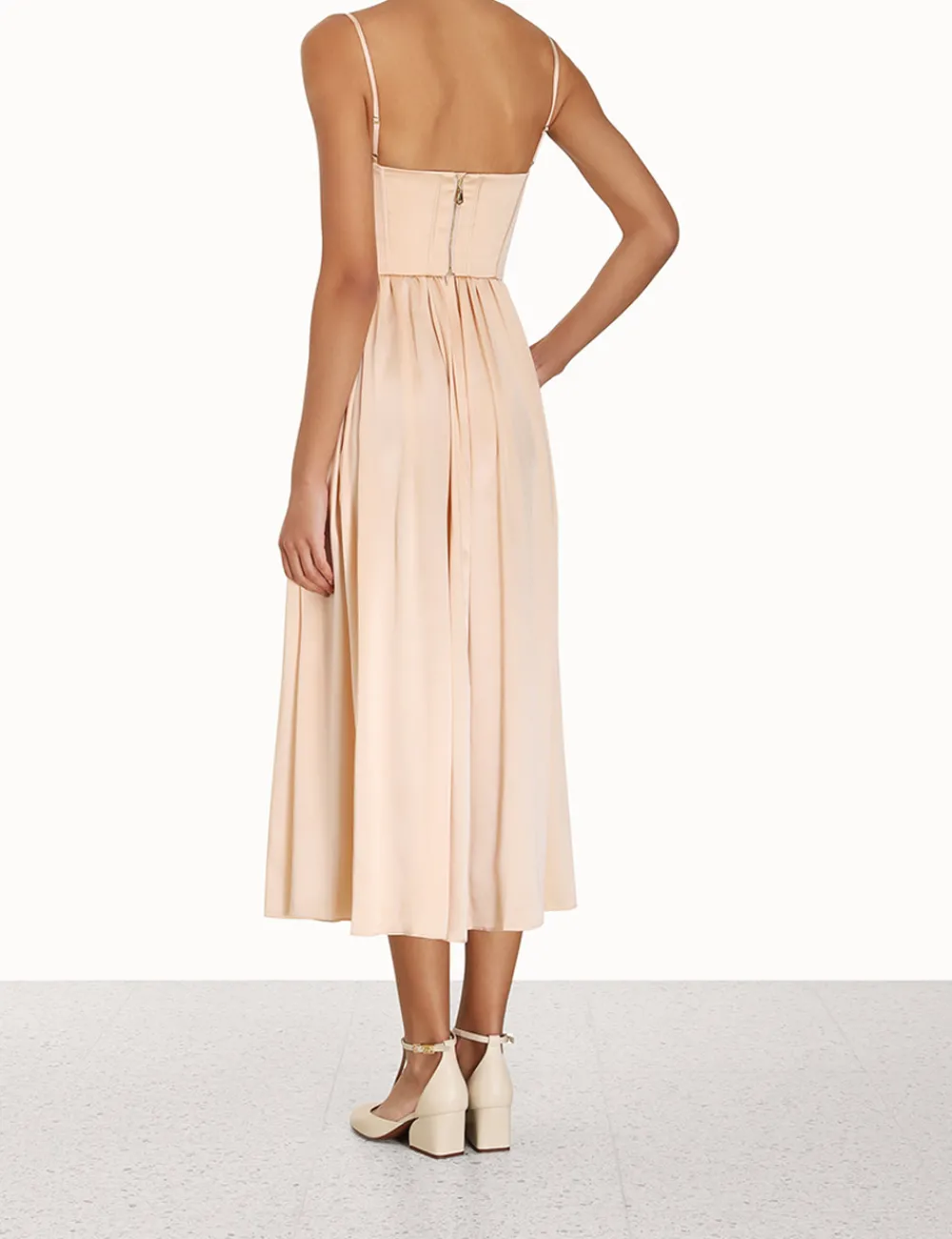 ZIMMERMANN Clothing<Silk Corset Dress
