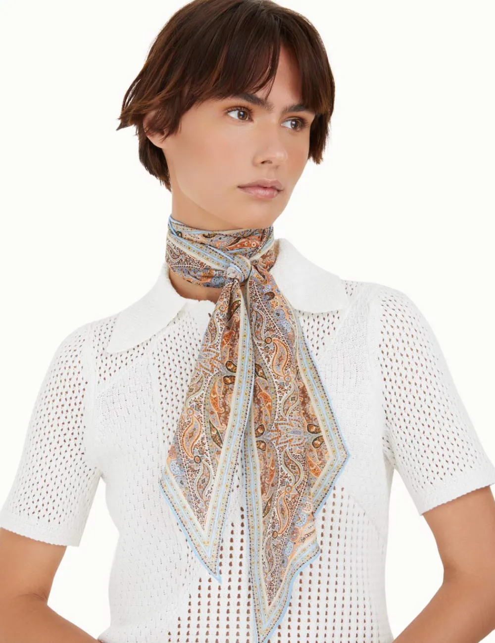 ZIMMERMANN Accessories<Silk Cotton Neck Scarf