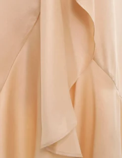 ZIMMERMANN Luminosity<Silk Wrap Midi Dress