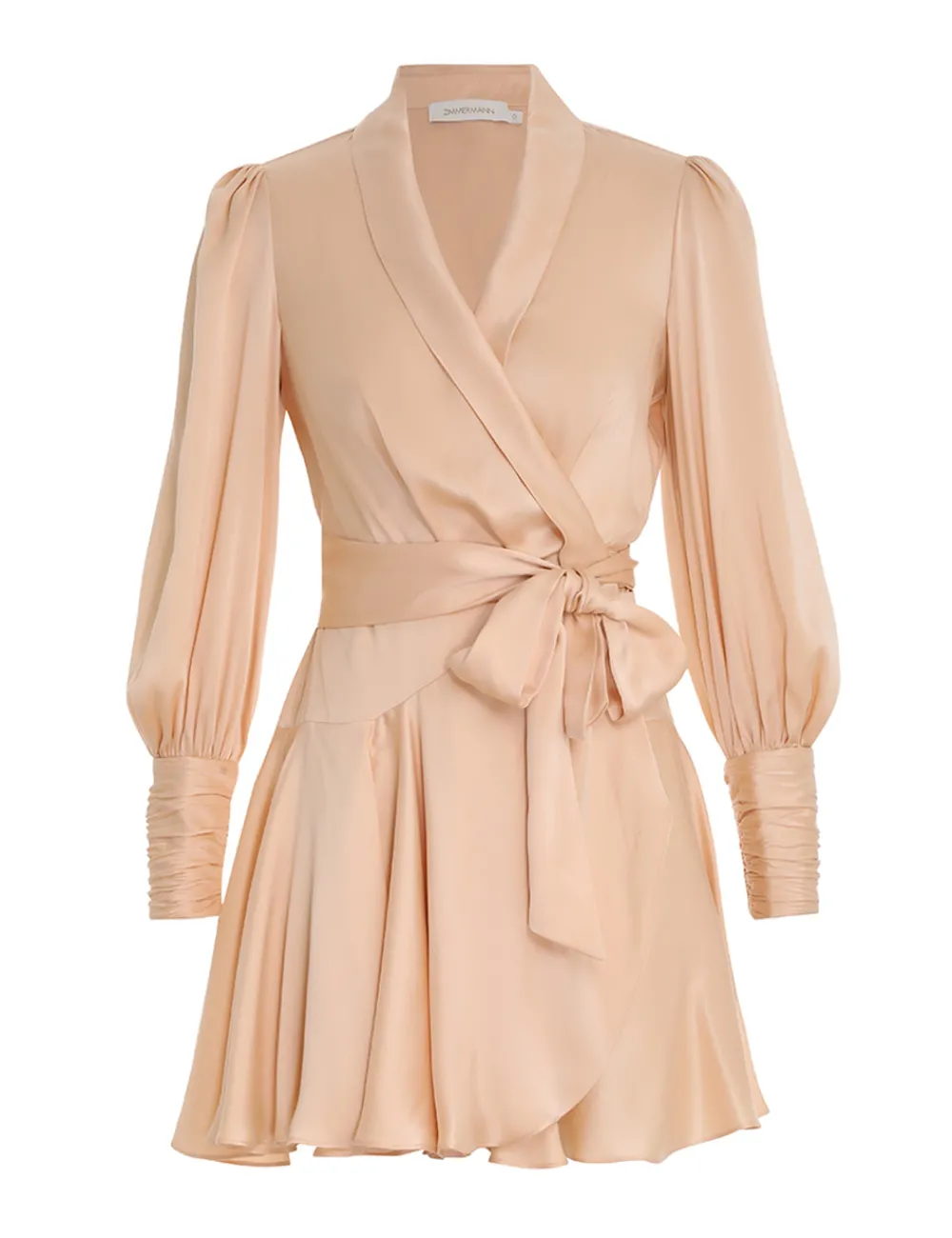 ZIMMERMANN Clothing<Silk Wrap Mini Dress