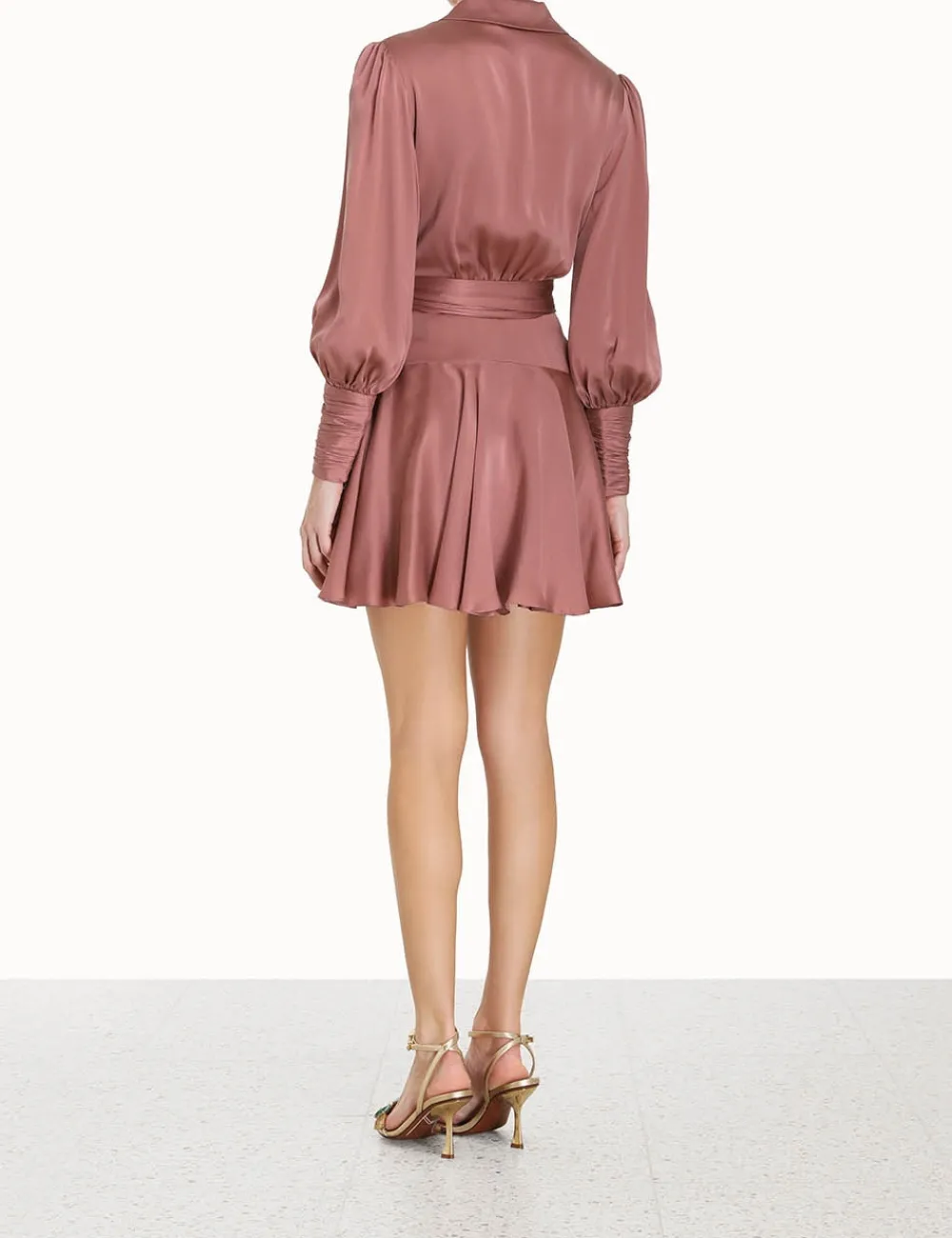 ZIMMERMANN Clothing<Silk Wrap Mini Dress