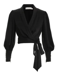 ZIMMERMANN Luminosity<Silk Wrap Top